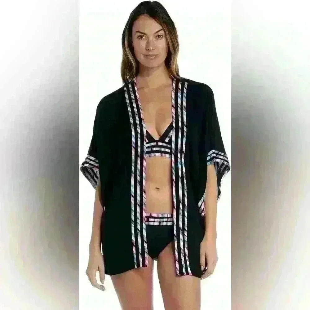 La Blanca Women's‎ Kimono Swimsuit Cover Up One Size